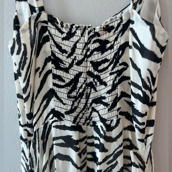 Reformation Nectarine Zebra Print Midi Dress - Picture 4 of 9